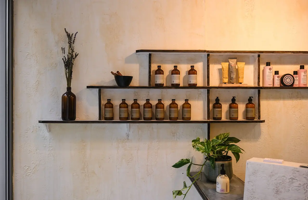 Oway organic & Maria Nila hair care products at ESHK Hairdressers in Bermondsey