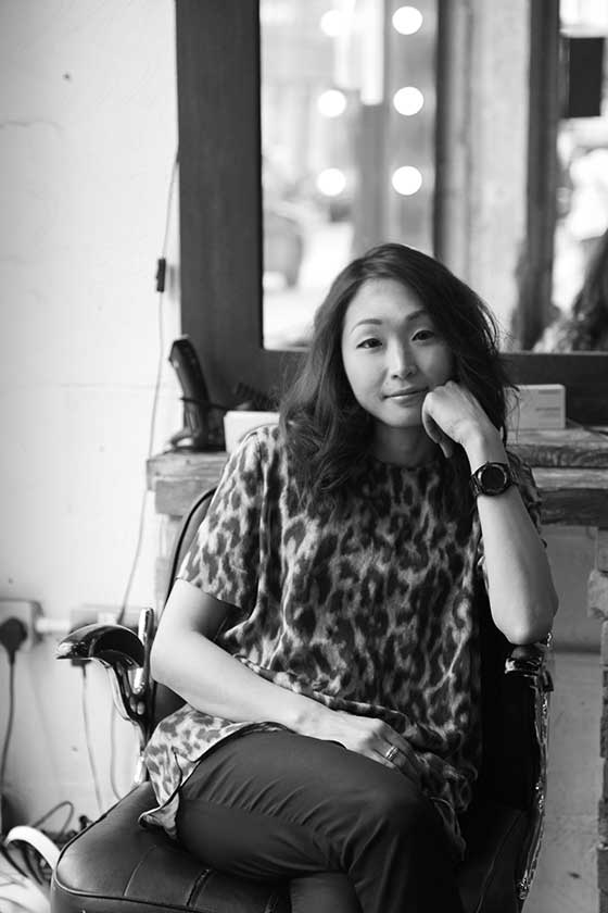 Chiaki - senior stylist at ESHK Hair Barbican