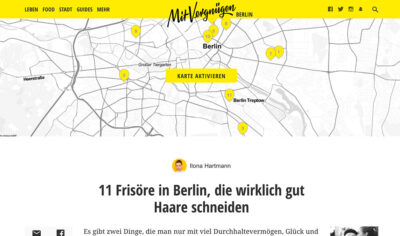 ESHK Neukölln featured on Mit Vergnügen top 11 best hairdressers Berlin