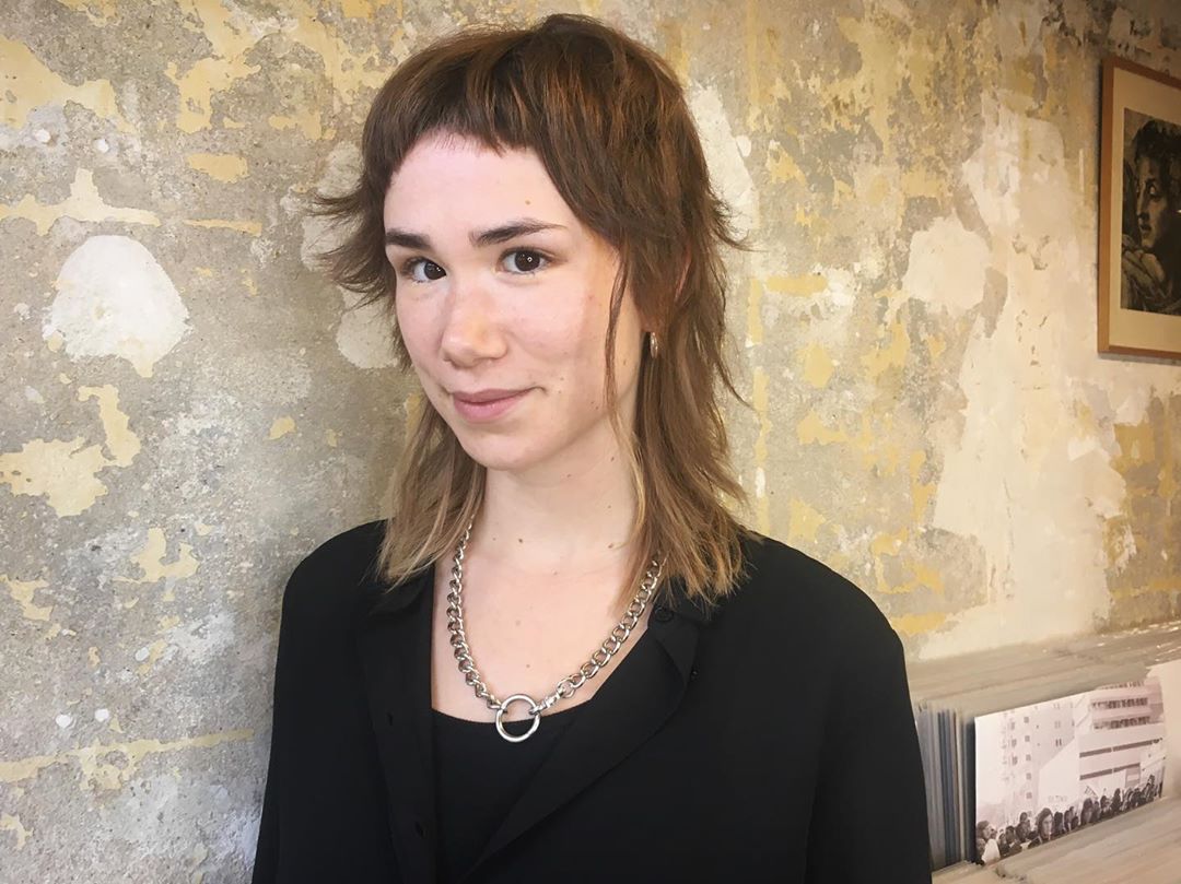long mullet haircut london copper blonde hairstyle
