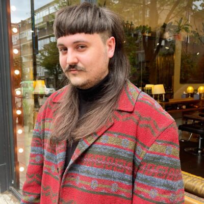 bowlcut to long mullet 80s hairstyle at eshk hair barbican london