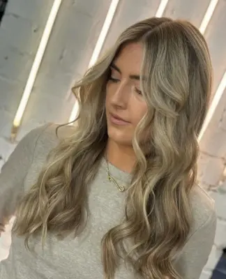 natural blonde balayage by Nick at ESHK Hair Shoreditch London