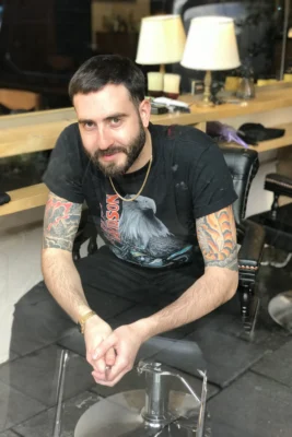 alex australian hairstylist colourist in shoreditch ESHK hair salon London